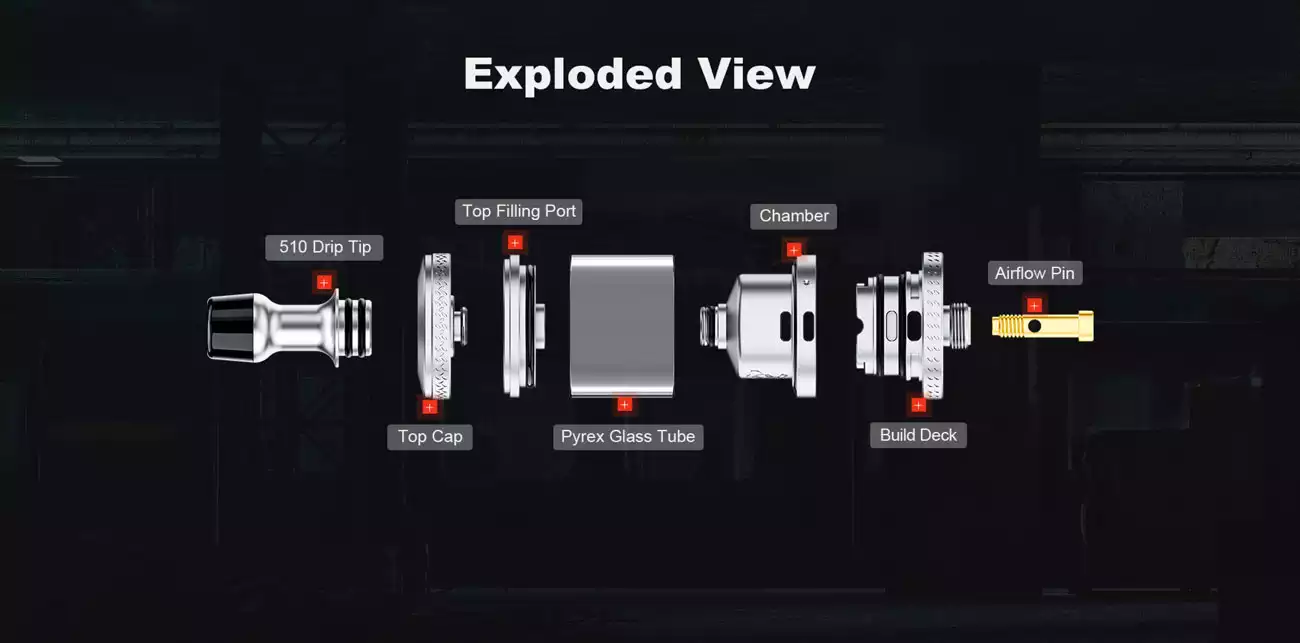 atomizor Dead Rabbit 2 MTL argintiu